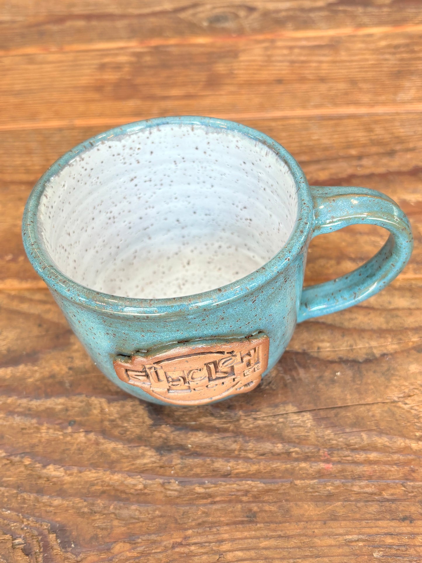 Stacked Coffee Mug - Teal