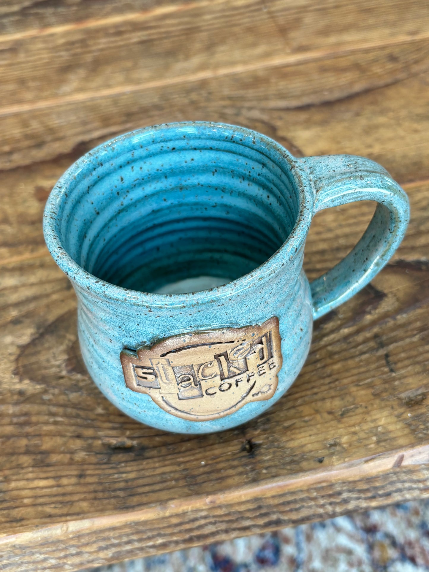 Stacked Coffee Mug - Light Blue